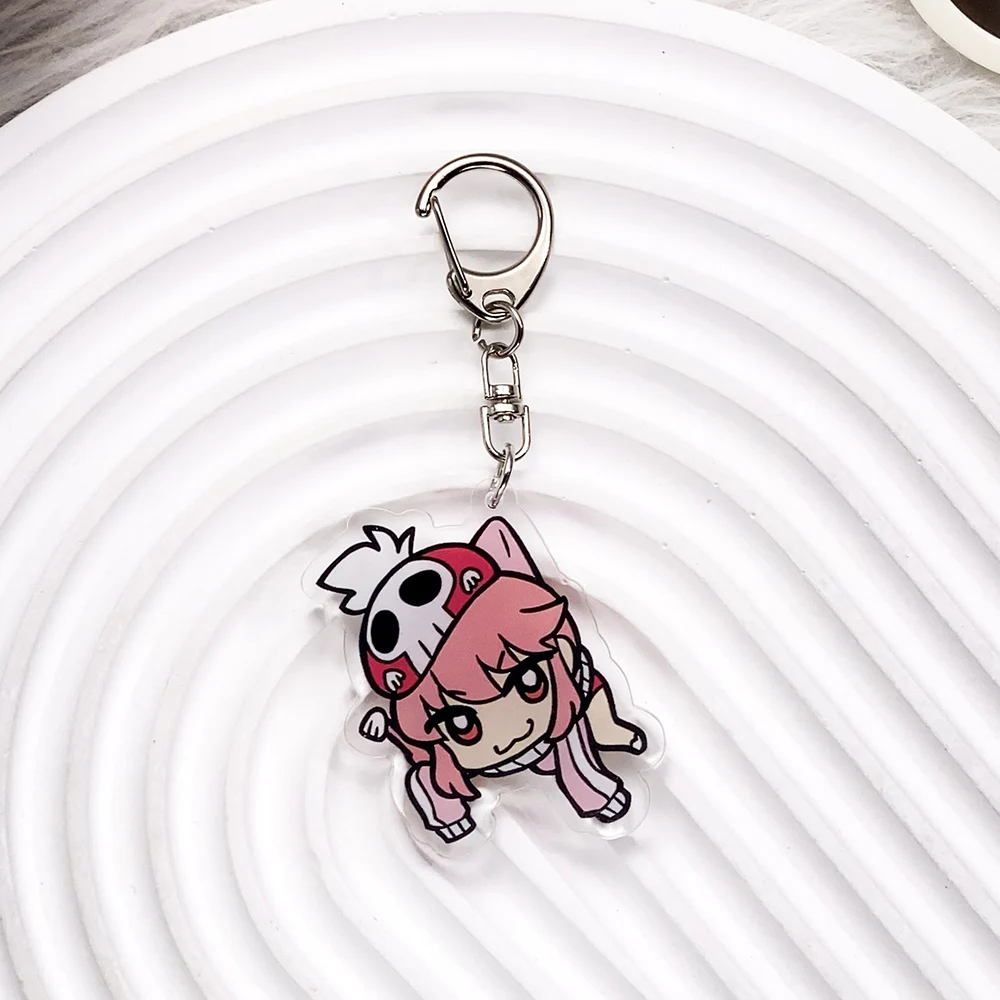 شخصيات أنيمي اقتل لا كيل الاكريليك سلسلة مفاتيح السيارة اكسسوارات حقيبة سحر الإبداعية على ظهره قلادة كيرينغ هدايا للأصدقاء