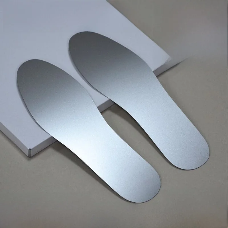 Stainless Steel Shoe Inserts Steel Plate Building Site Labor Protection Anti-Nail Anti-Piercing Men Women Work Shoes Insoles