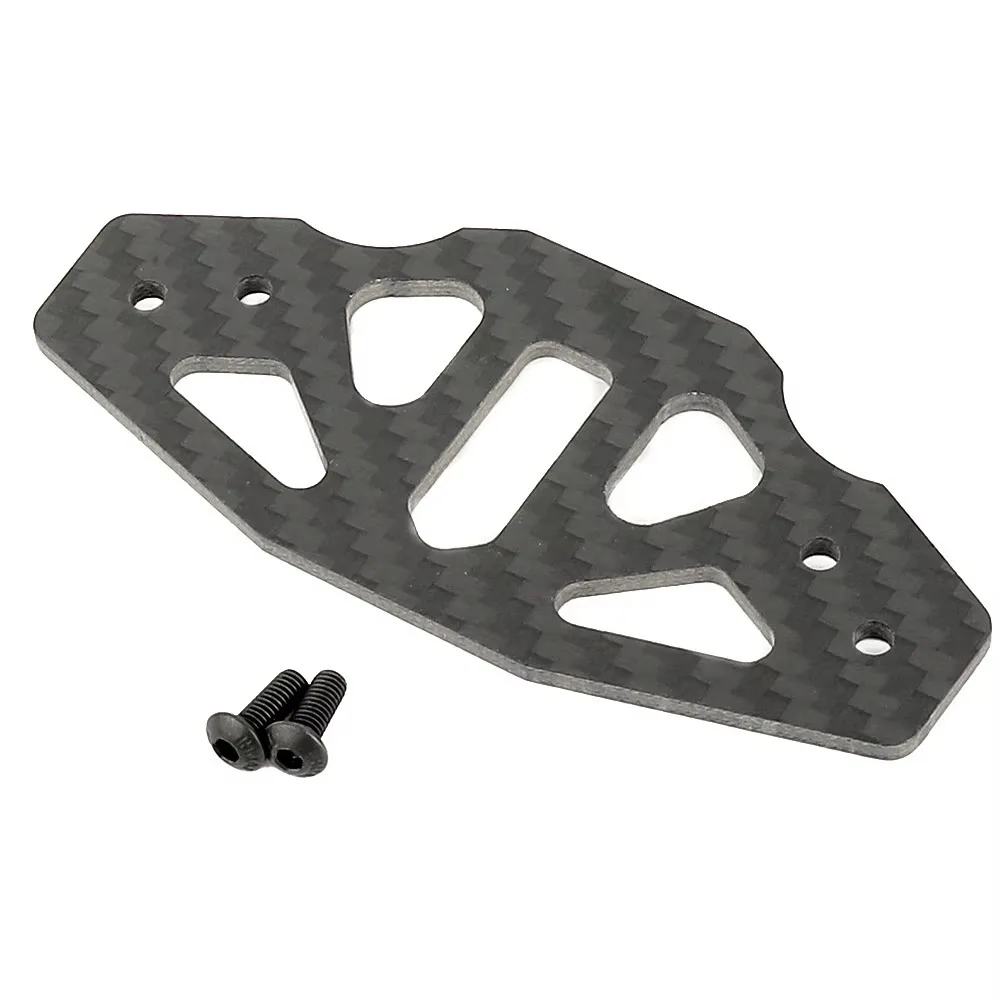 Carbon Fibre Shock Damper Stay Gray Protective Battery Plate Upper Deck 1/10 RC Toy Accessories for Tamiya TT02 TYPE-SR TT-02D