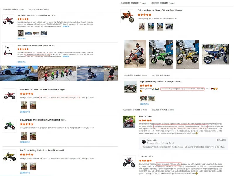 Gorąco sprzedający się motocykl Mini Dirt Bike Street Legal o pojemności 49 cm3