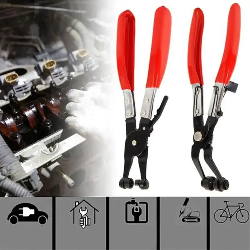 Flexible Wire Long Reach Hose Clamp Pliers Auto Tools Removal Hand Tools Alicate Cable Type for Car Repairs Hose Clamp