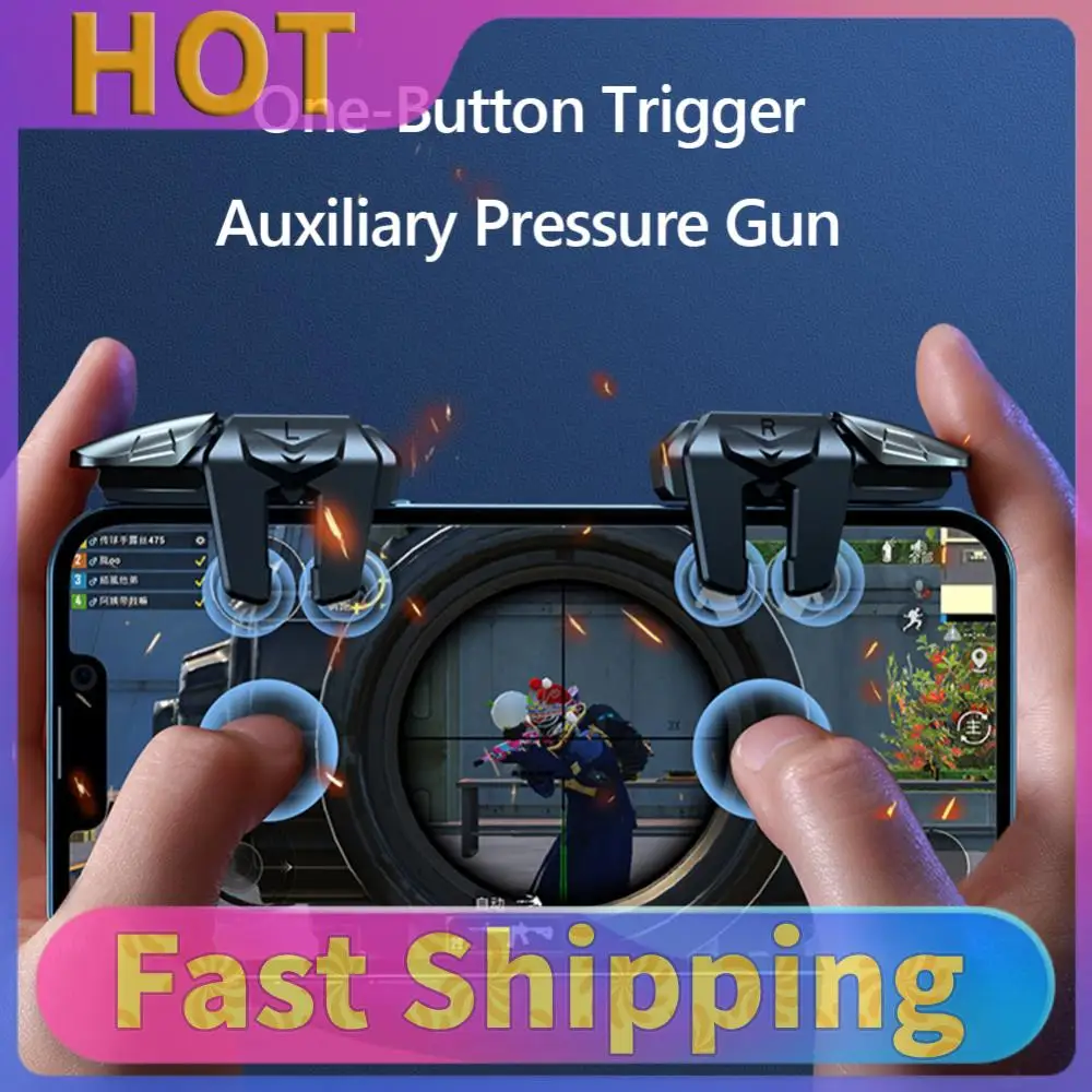 2Pcs 6 Finger Gaming Trigger For Pubg Game Aim Gaming Trigg…