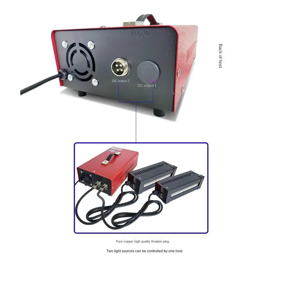 LED UV Curing Ultraviolet Lamp Oil Printing Machine Glass Ink Paint Silk Screen 3D Printer Resin Cure 395nm 405nm  365nm