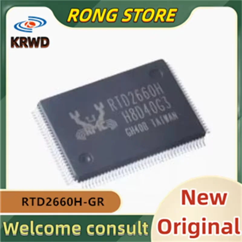 

5 шт. RTD2660H новый и оригинальный чип IC RTD2660H-GR QFP-128 драйвер материнской платы ЖК-телевизора
