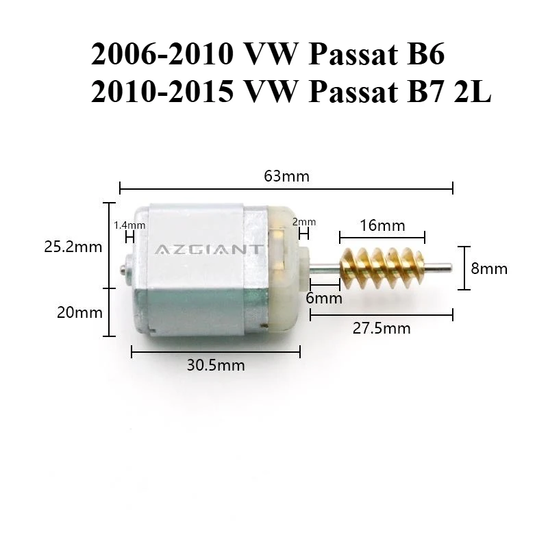 ESL ELV Motor for VW Passat B6 Passat B7 2L CAN-Bus Steering Lock  Ignition Locking Actuator Power 0.105A 14288RMP