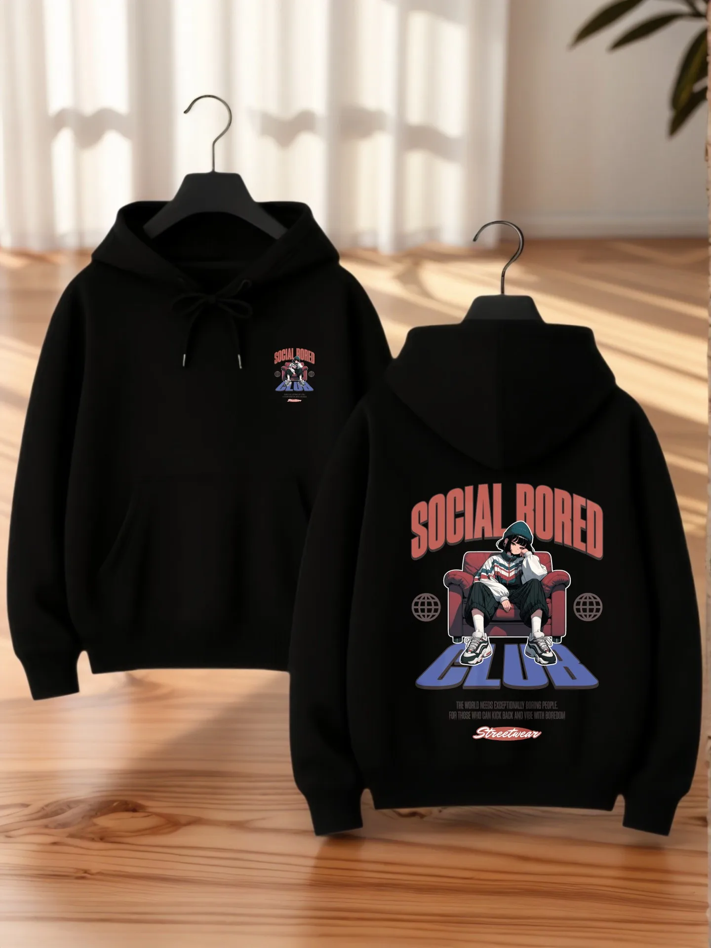 

Graphic Hoodie Women, Cute Cartoon Print, Casual Style, Soft Fabric, Casual Everyday Wear, For Teens