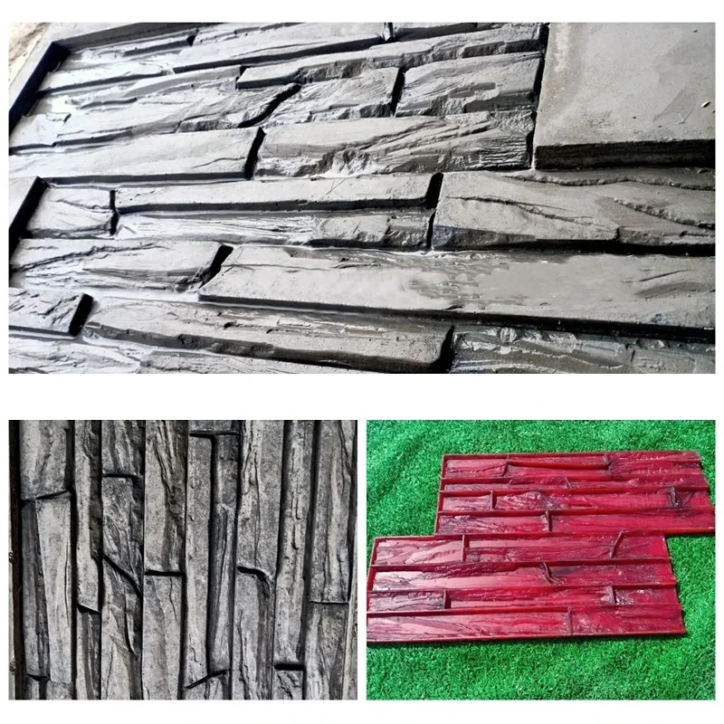 60 35cm Embossed Antique Brick Culture DIY Stamped Floor Mold Stone Wall Pattern Mold Cement Imitation