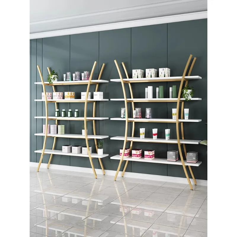 Accessories Display Stand Beauty Salon Nail Art Product Display Shelf Cosmetics Display Cabinet