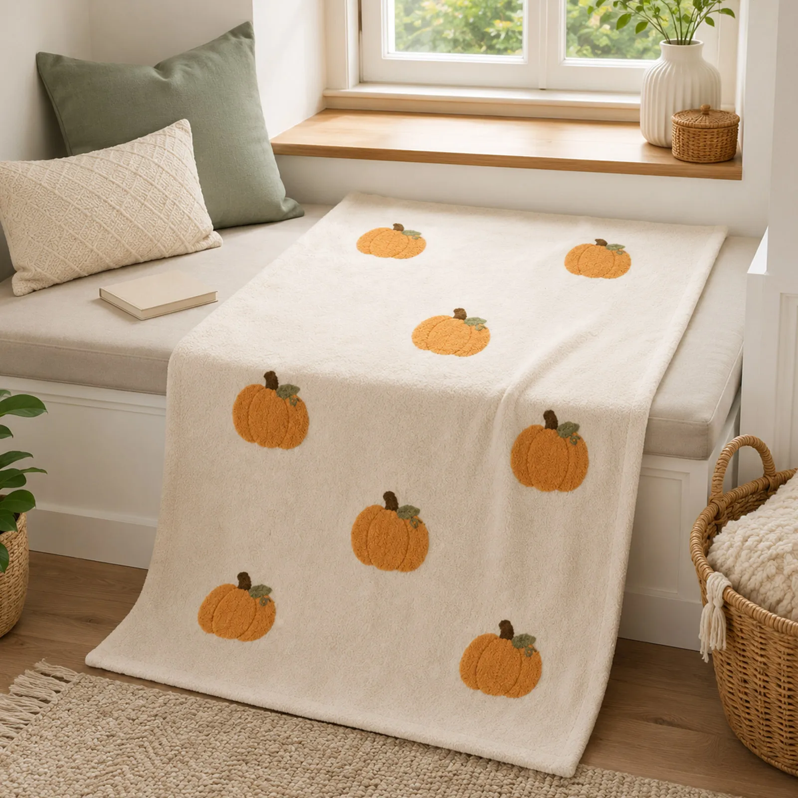 Manta Suave de Calabaza, Manta - Cashmere Throw Blanket reseña y precio