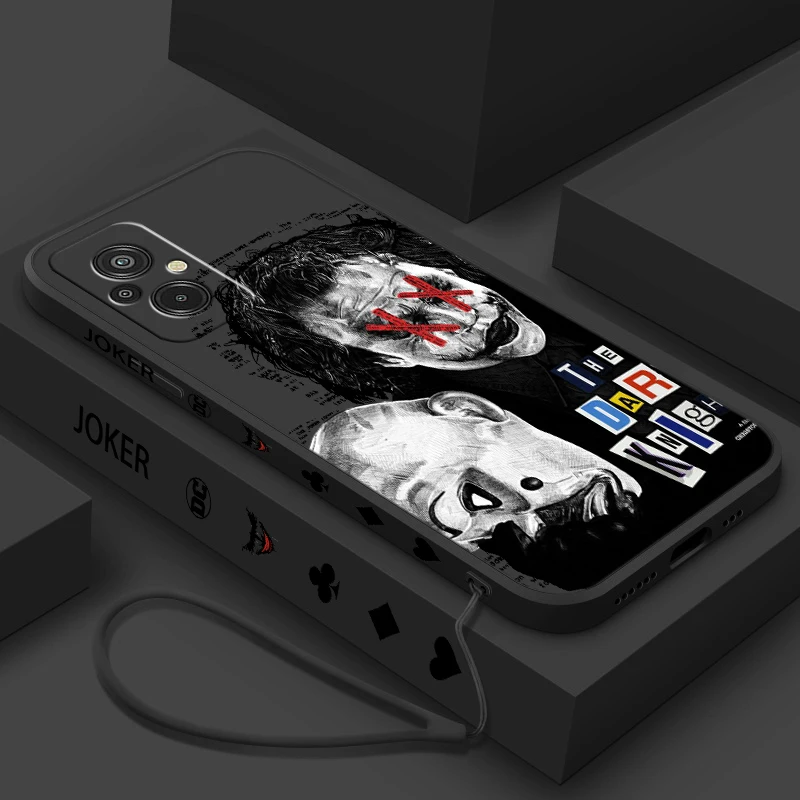 

Cartoon Cool C-lown For Xiaomi Redmi 12C 11A 10C 10X 9T 9C 9AT 9A Plus Prime Liquid Left Rope Phone Case
