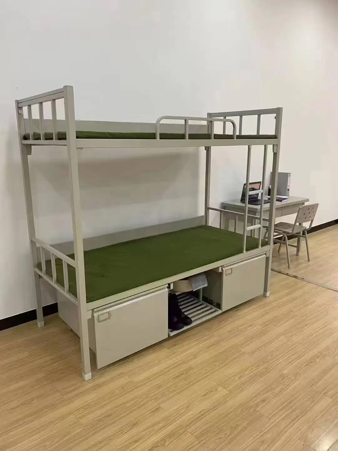 Hot Satles Metal Iron Bunk Beds Bunk Frame Bunk Bed with Double Bed  for Adult