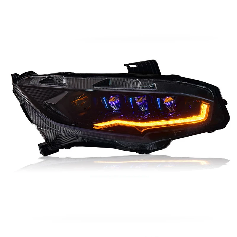 

Для Honda для Civic 10-го поколения светодиодные фары галогенные и ксеноновые аксессуары для моделей 2016-2021 гг.