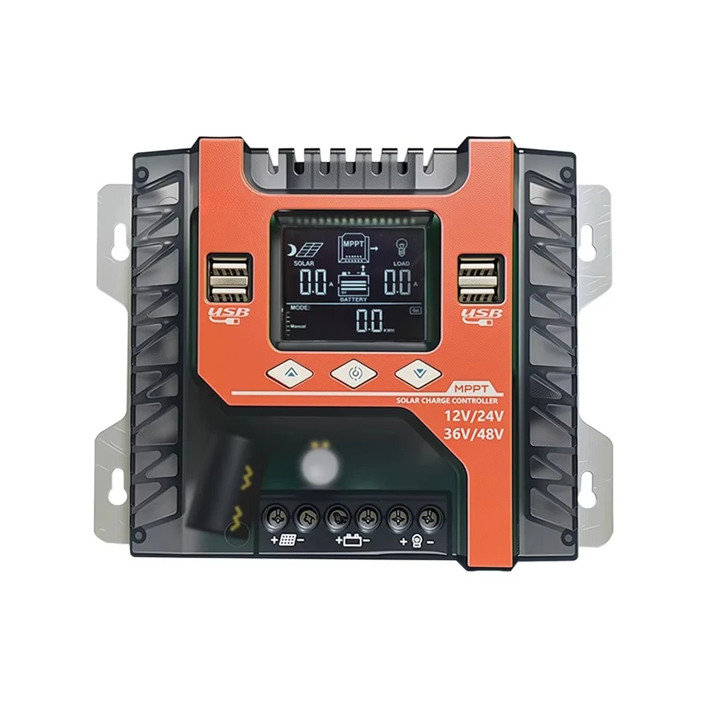 Auto MPPT Solar Charge Controller 20A/40A/60A/100A Series 12V/24V/36V/48V Max PV Voltage 150V