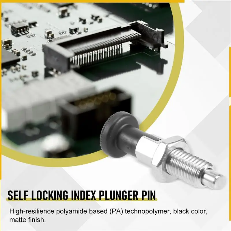 A92P M10 الفولاذ المقاوم للصدأ الذاتي قفل مؤشر المكبس دبوس مع وظيفة القفل الذاتي لتقسيم الرأس لموضع متطور