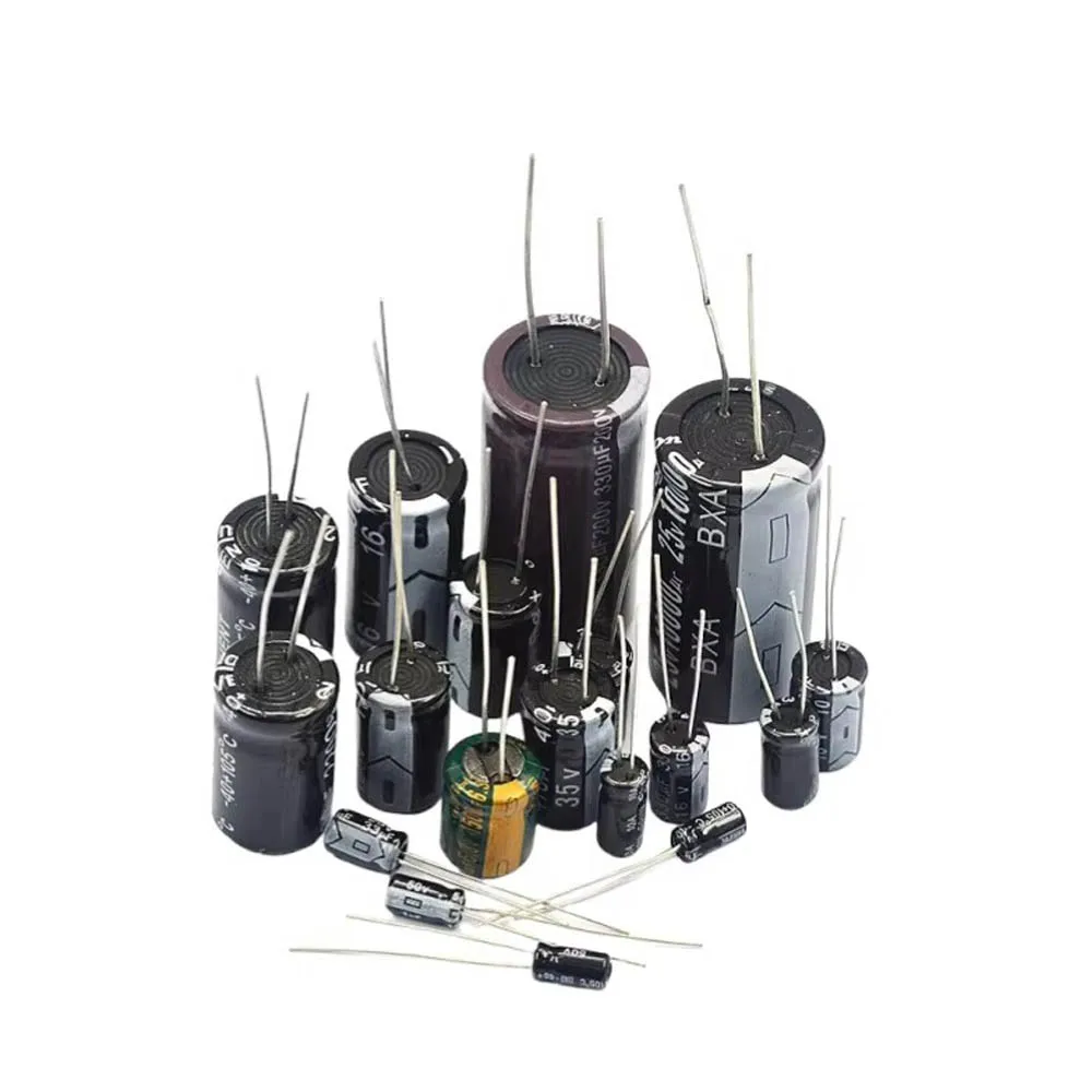 50V4700UF-450V22UF 168Pcs/Lot 1UF-4700UF 24Values Aluminum Electrolytic Capacitors 50-4700V Mix Assorted Kit And Storage Box