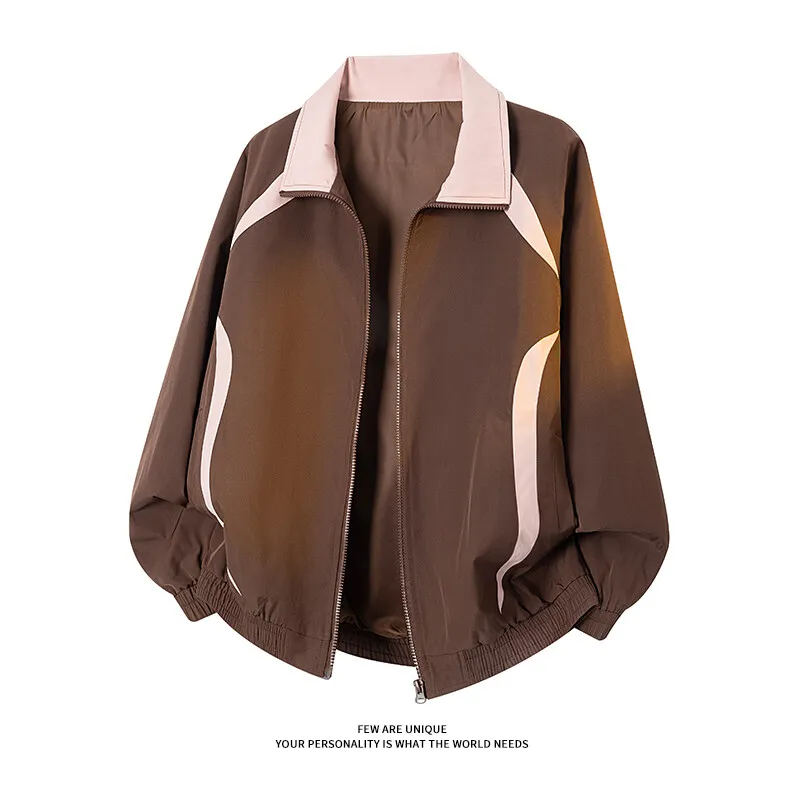 

Womens Jackets 2025 Spring New Causal Windbreaker Women Basic Bomber Jackets Sports Coats Zipper Fashion Lightweight Outerwears