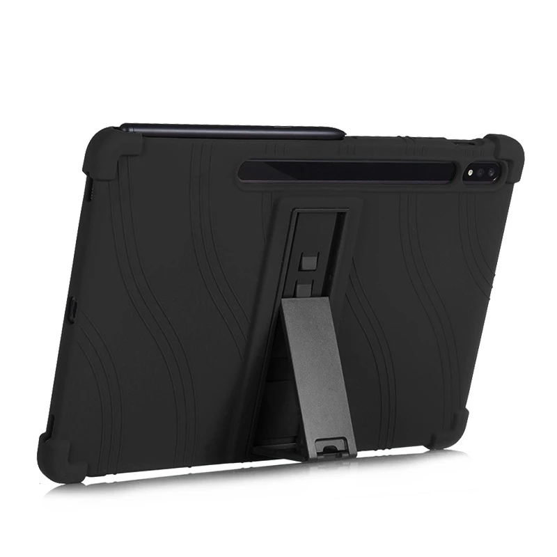 Tablet PC Protective Case, Drop-Proof Case with Pen Cover Cover, Suitable for Samsung Tab S7 SM-T870 Protective Case