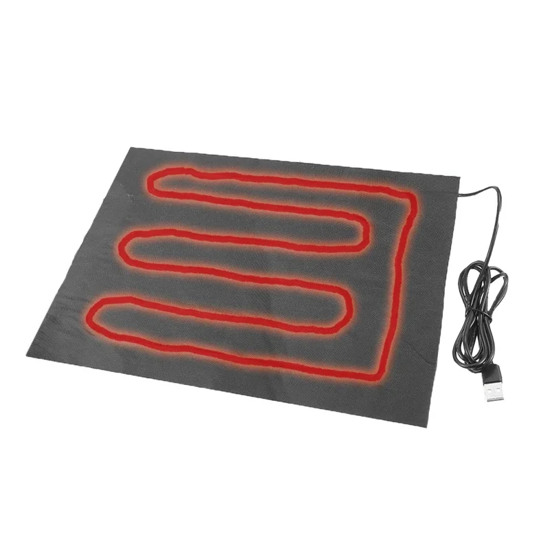 For DIY Blanket Heater Cloth USB Thermal Warm Heated Pad Body Warmer USB Electric Heating Pad