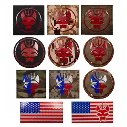 Seal Team IR Infrared Reflective Flag Patch Navy Seals SWAT Patch American US Flags Badges Tactical Military patches chevrons