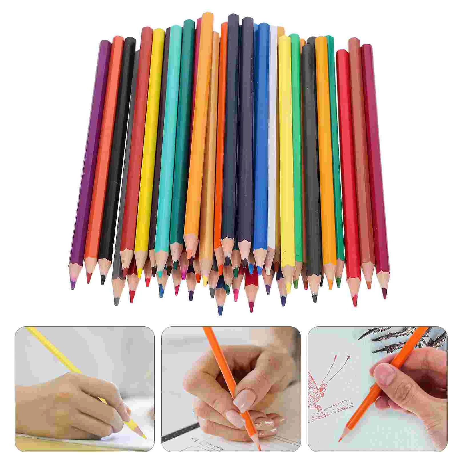 

Colored Pencils Paint School Drawing Decorative Painting Portable Household Coloring Daily