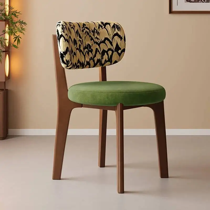 

Designer Luxury Dining Chairs Party Beach Minimalist Makeup Nail Dining Chairs Unique Lounge Comfortable Wood Sillas Furniture