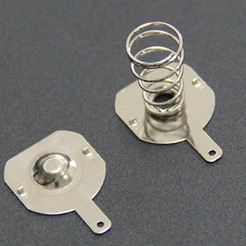 (50 paar) 16x16,5 mm 18650 batterij positieve en negatieve veerplaat met enkel contact 100 stuks