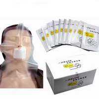 50pcs/box Disposable CPR training barrier disinfection mask/Cardiopulmonary resuscitation artificial respiration isolation mask