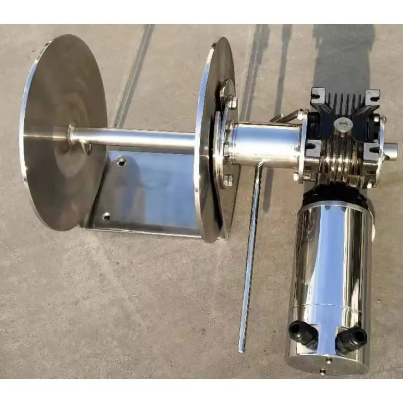 f4400W Drum Winch Mini 12V 24V Electric Anchor Winch for Ship Yacht Boat Accessories Other Marine Supplies JVW-010
