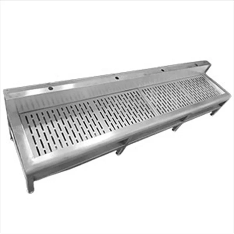 Custom Stainless Steel Wudu Wash Station Foot Washing Sink For Muslim Ablution Use