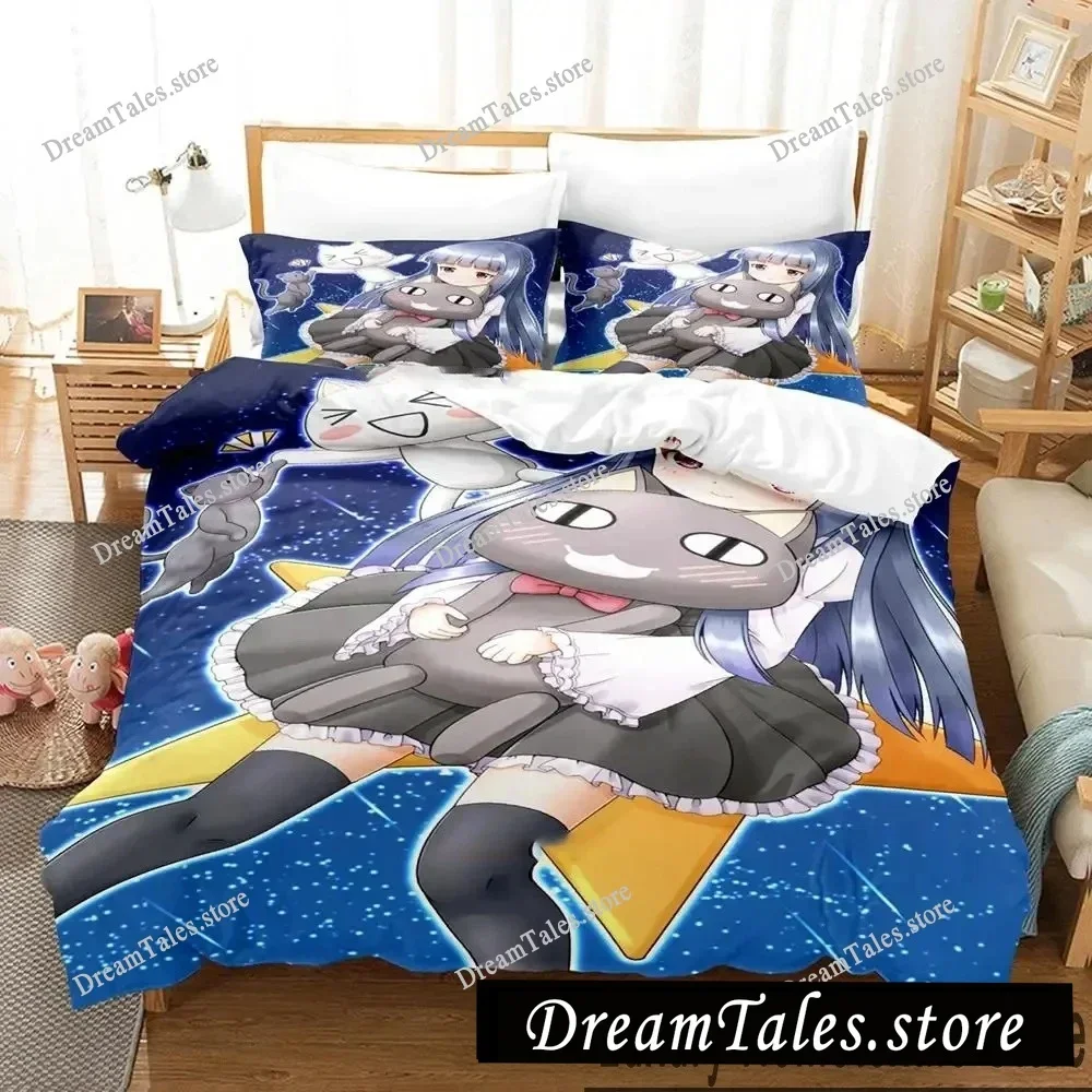 

3D Print Toro Inoue Anime Doko Demo Issyo Bedding Set Boys Girls Twin Queen King Size Duvet Cover Pillowcase Bed Boys Adult