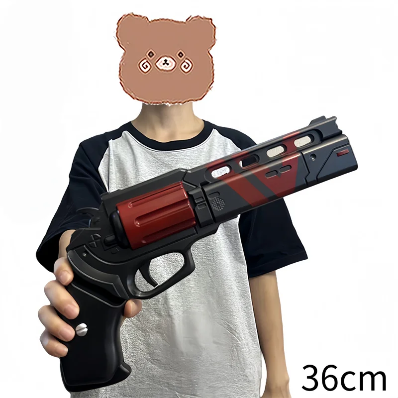Model Gun No Shotting Destiny 2 Witch Queen Savathun Guns Prop Revolver Weapons Cosplay Safety PU Rubber Halloween