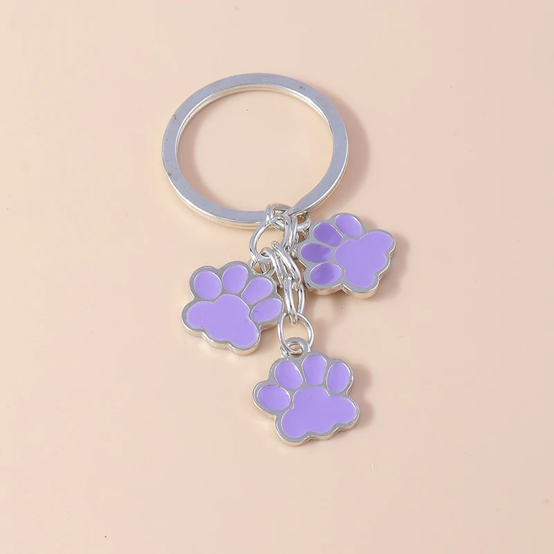 Aihua Niedlicher Schlüsselanhänger, Katze, Hund, Pfote, Schlüsselanhänger, Ketten für Damen und Herren, Handtasche, Zubehör, DIY, handgefertigter Schmuck, Geschenk – Detail 9