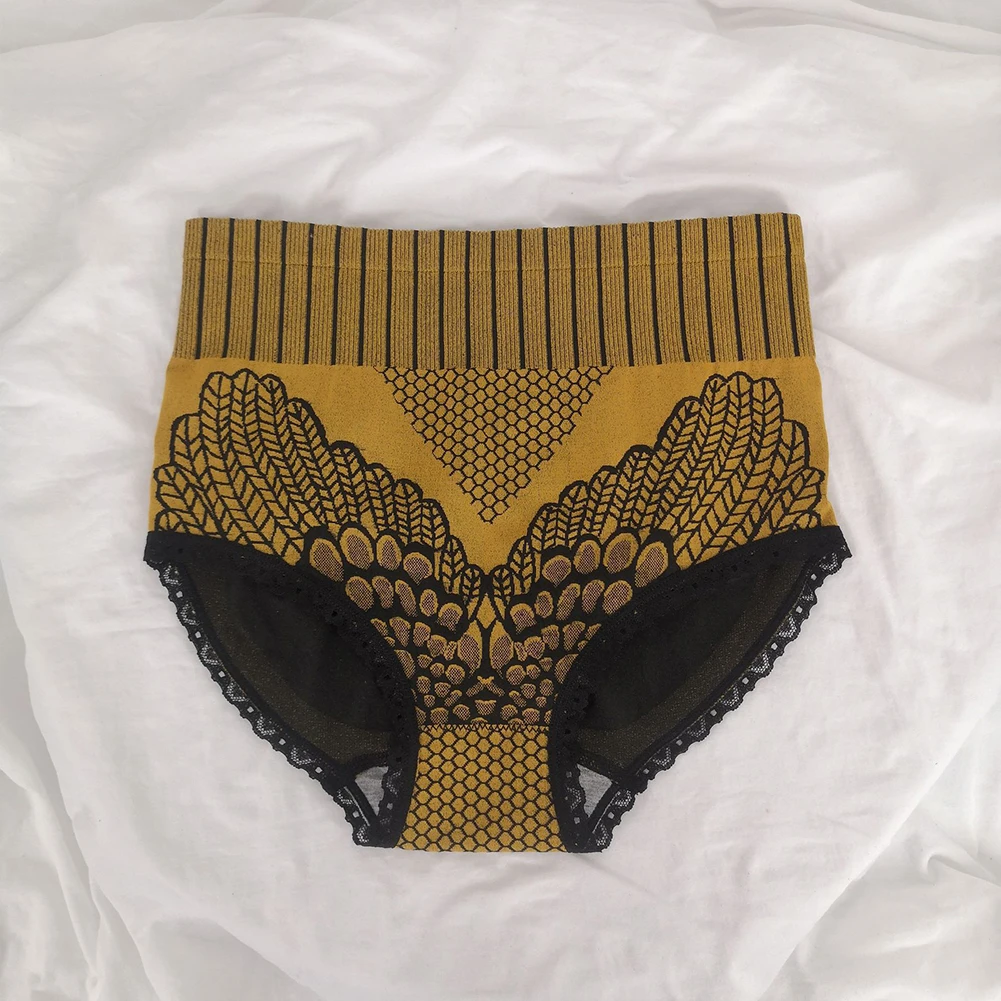 Comfortable Lace Underwear Triangle Lace Briefs L 52.5-65kg High Waisted Pants Brand New Item Four Seasons Wear