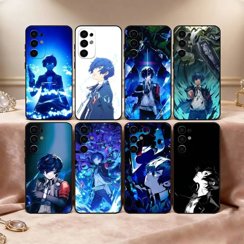 Aegis P3 Game Persona 3 gift Phone Case For Samsung S25,S24,S21,S22,S23,S30,Ultra,S20,Plus,Fe,Soft Silicone Black Cover