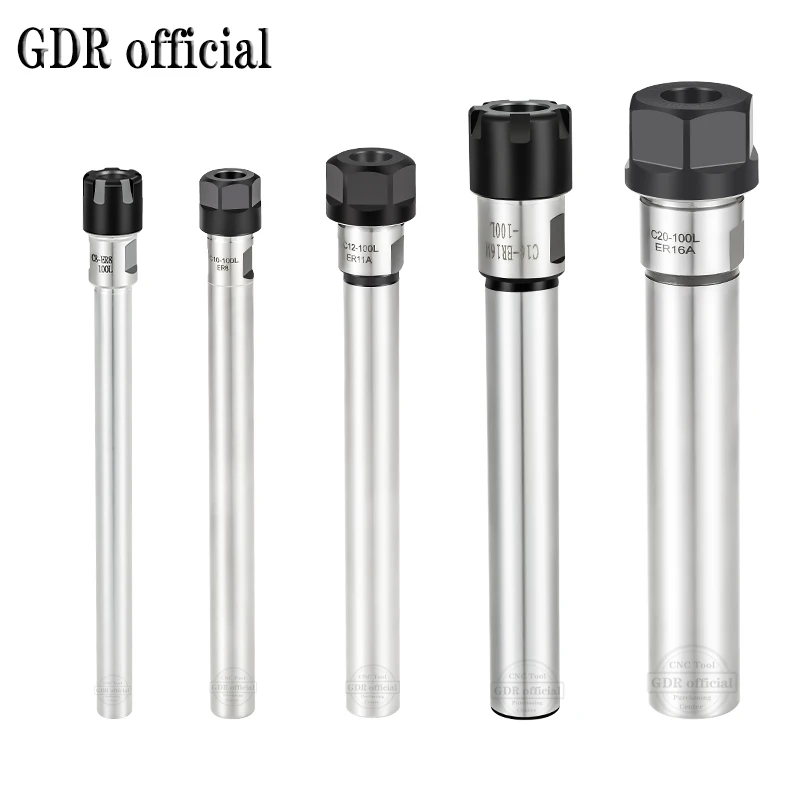 Hochpräziser 0,005 mm ER-Verlängerungsstab C10 C12 ER8 ER11 ER16 Spannfutterbearbeitung Gerader Schaft Verlängerungsstab Spannzangenhalter – Detail 25