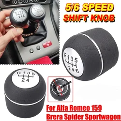 New Beautiful Vintage Design Gear Stick Knob For Alfa Romeo 159 Sportwagon Brera Spider 5 6 Speed