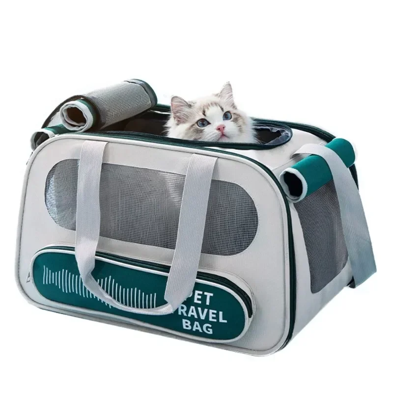 Pet Carrier Cat Breathable Pet Backpack Outdoor Cat Bag Camping Kitten Bag