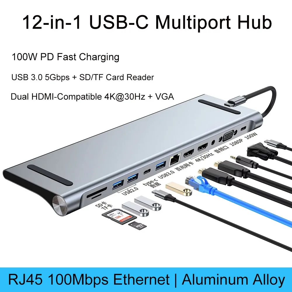 12‑In‑1 Usb‑C Multi…