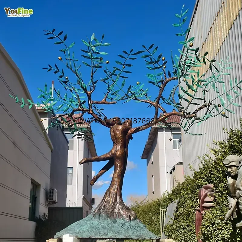 Wmwmnu for YOUFINE Antique Abstract Outdoor Villa Garden Large Timeless Art Cast Giant Bronze Tree of Life Sculpture Statue