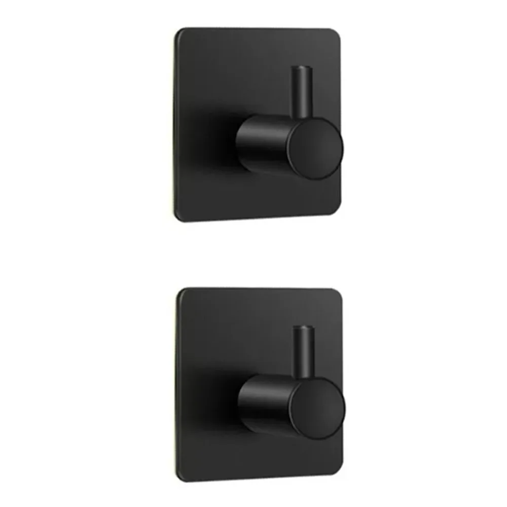 

5 PCS Stainless Steel Bathroom Hardware Set Black Durable Bathroom Accessories Set Modern Wall Mounted Towel Rack Set