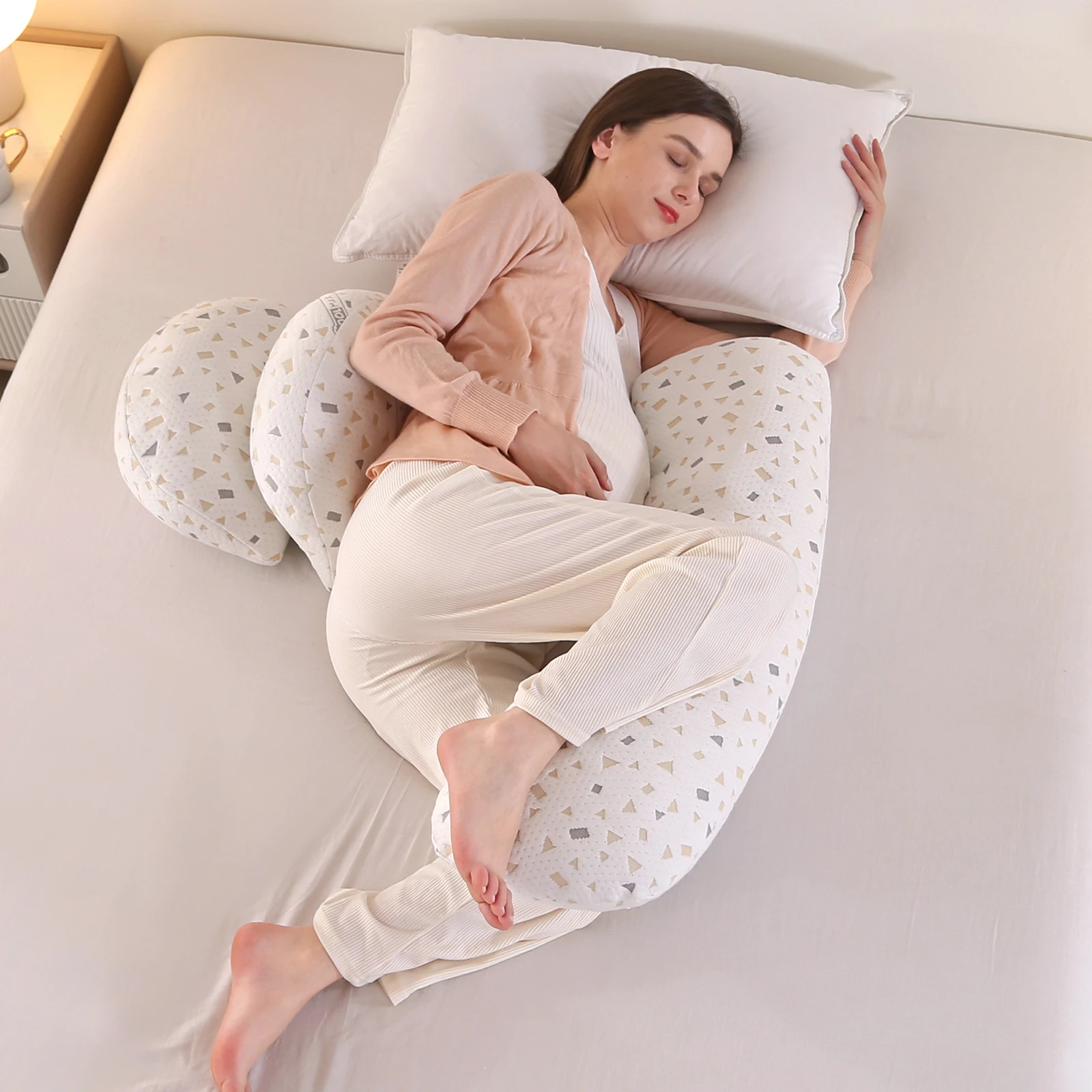 Pregnancy Pillows for Pregnant Women Pregnant Cushion Sleeping Pillow On The Side U Self Body Pillow Waist Protection