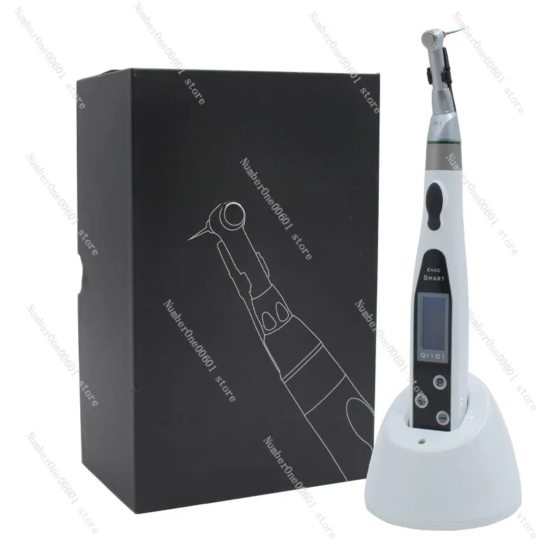 -- Wireless Endo Motor Smart with LED Lamp 16:1 Standard Contra Angle 9 Program Root Canal Endodontic Instrument