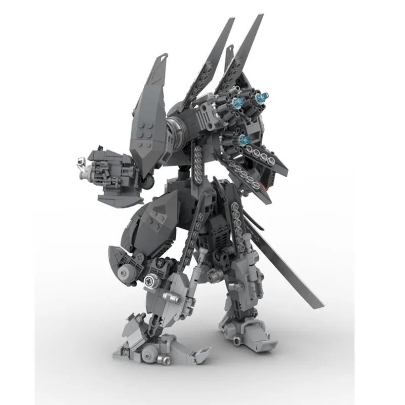 

Spot MOC-761pcs Mech DIY Small Particle Assembly Building Blocks Toy Stereoscopic Model Gift Set Ornament