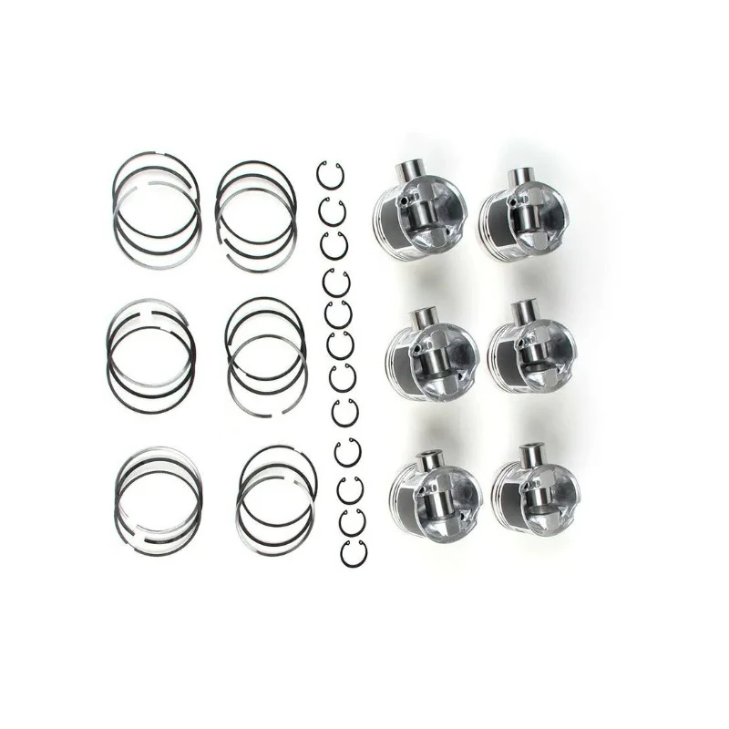 6x 059107065DF 059198151N Brand New New Pistons Rings Set for VW Touareg Audi A7 A8 Q5 Q7 3.0L TDI Diesel