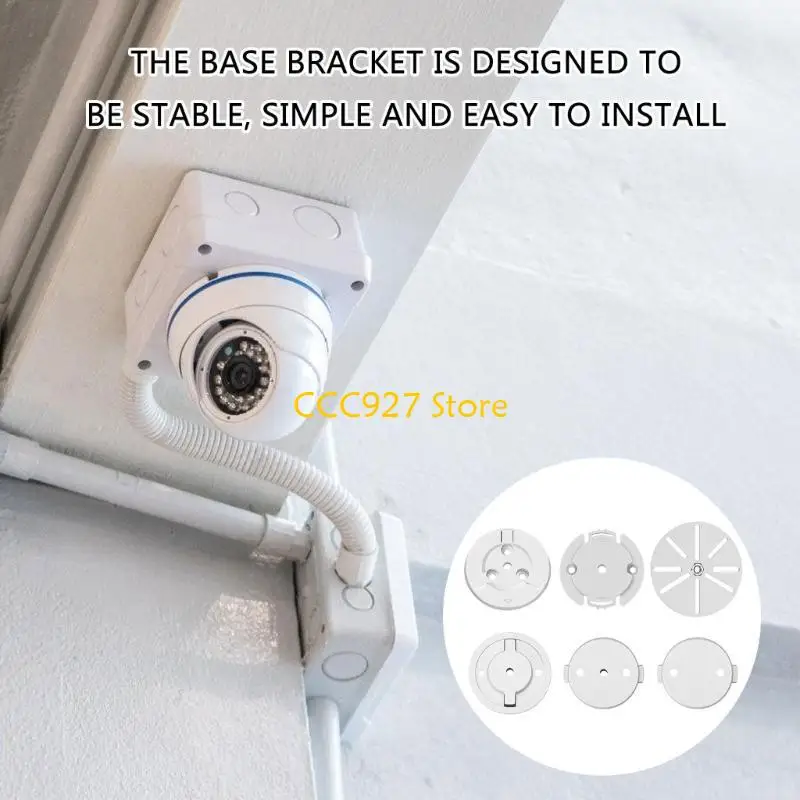 B03F Reliability Camera Mounting Brackets, Compatible for V380 Cameras Base Home Decors for Safety Monitoring