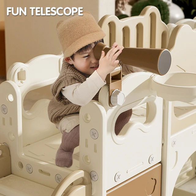 Bébé pour enfants en plastique enfants intérieur et toboggan équipement de terrain de jeu balançoire et toboggan en plastique pour enfants jouets coulissants
