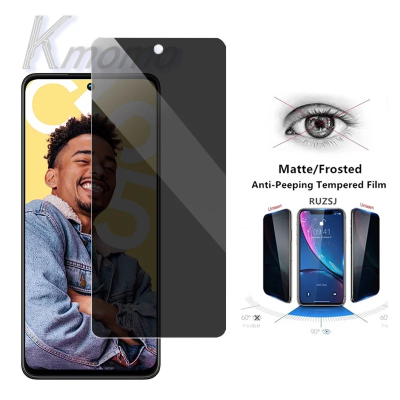 Privacy Tempered Glass Screen Protector Realme C63 Note 50 60 C65 C67 C51 C53 C55 C30s C33 C35 C21y C25y C20 C11 C17 C15 C12 C3