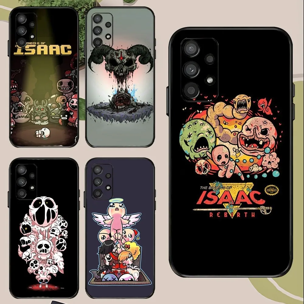 The Binding Of Isaac Game Phone Case For Samsung Galaxy A52 A12 A51 S21 Edge S22ULTRA S23 S24 Plus Ultra Black Cover