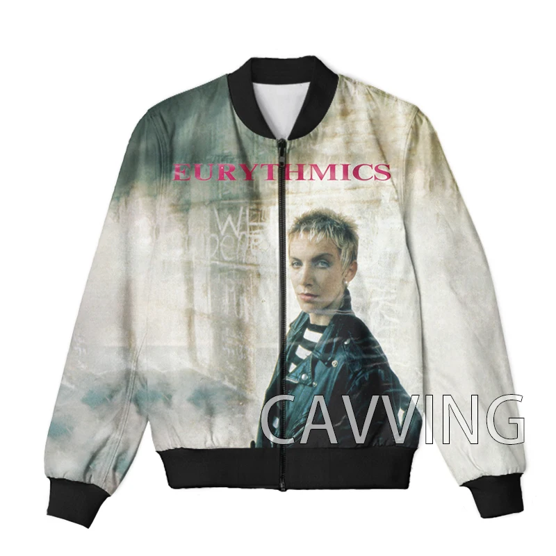 

CAVVING 3D Printed Eurythmics Rock Zipper Bomber Jackets Men Overcoat Mens Coat Zip Up Jackets for Women/Men Z02