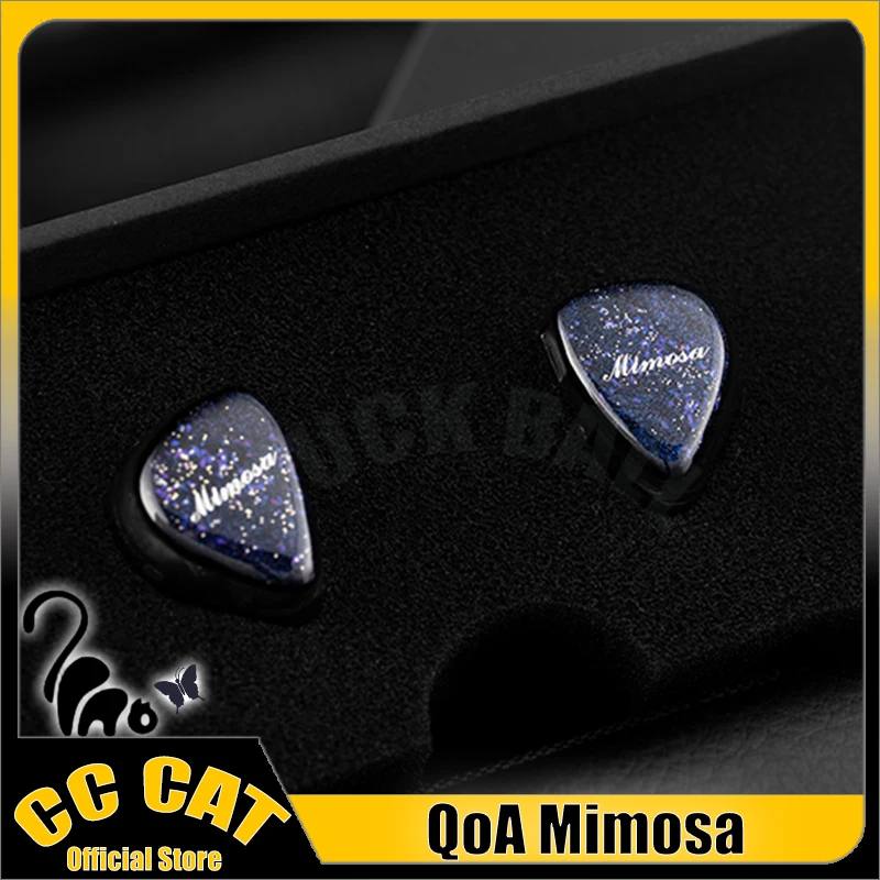 Kinera Celest QoA Mimosa Wired Earphone In-ear Dynamic 3D Printed Earbuds Shell 10mm Resin Earphone For Music Lover Custom Gifts